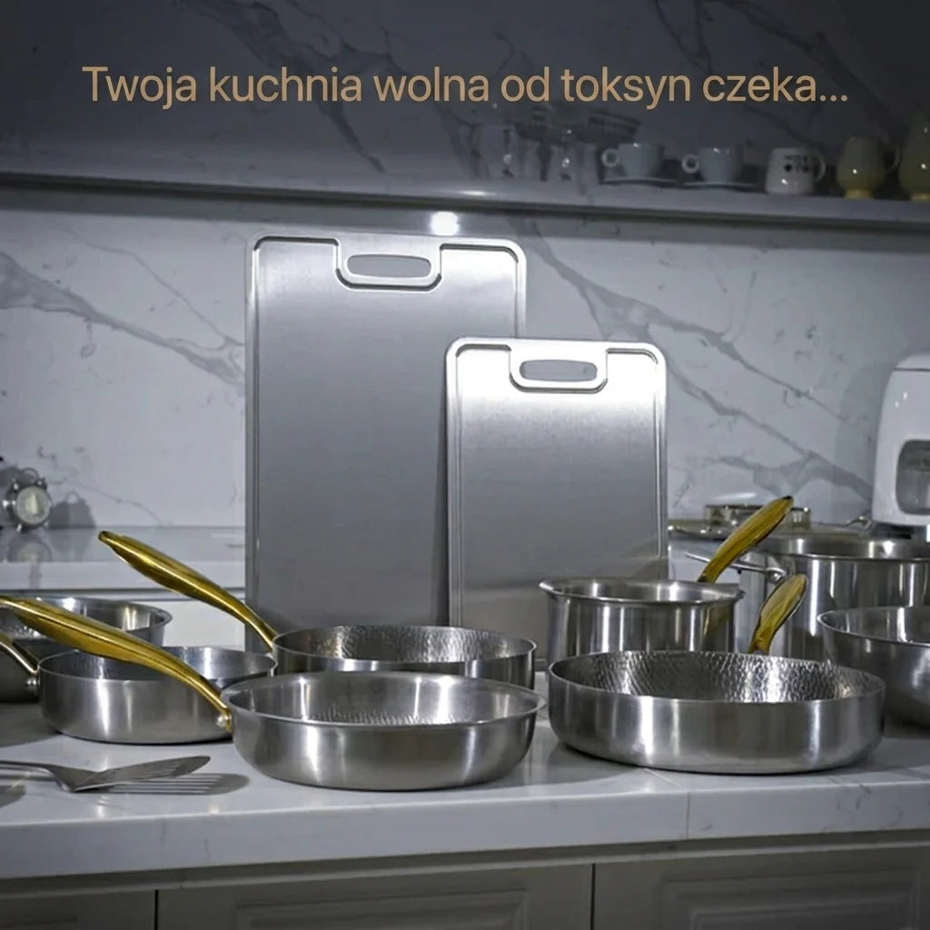 Titano® Deska do Krojenia z Czystego Tytanu