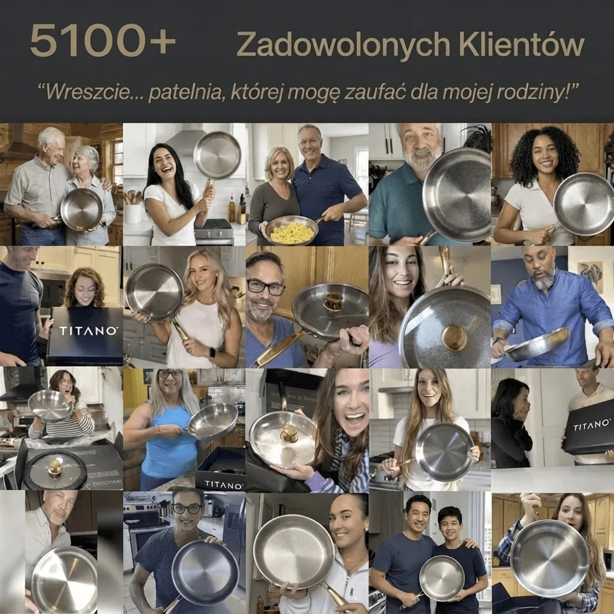 Titano® Tytanowa Patelnia Medi Pan Pro