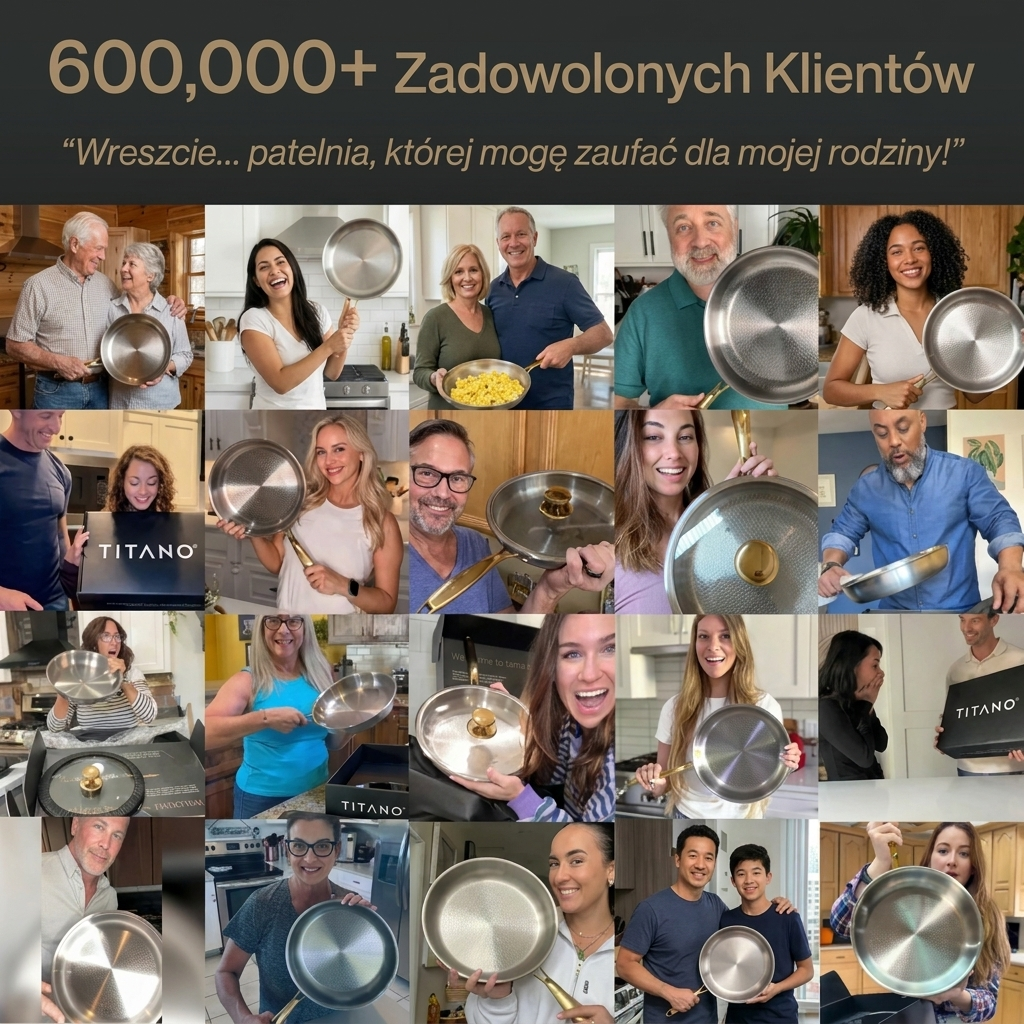 Titano® Tytanowa Patelnia Nutri Pan Pro