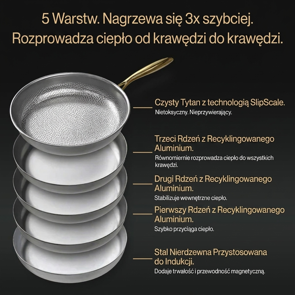 Titano® Tytanowa Patelnia Nutri Pan Pro