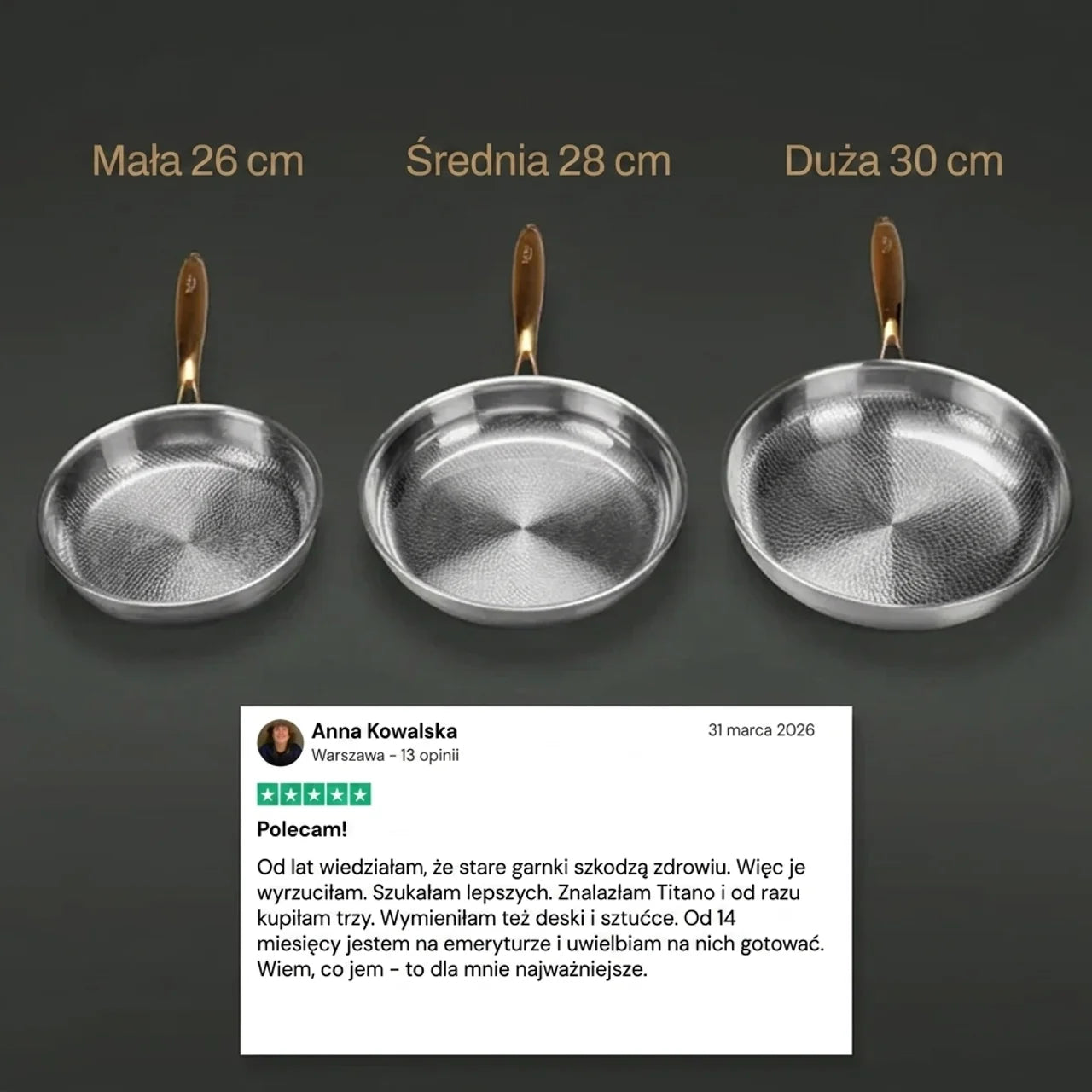 Titano® Tytanowa Patelnia Nutri Pan Pro