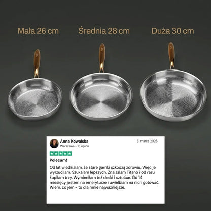 Titano® Tytanowa Patelnia Nutri Pan Pro